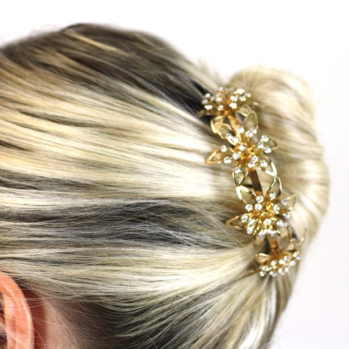 Head Jewellery Hair Combs Ladies Wedding Accessories Crystal Slides Clips Pieces - Picture 20 of 60