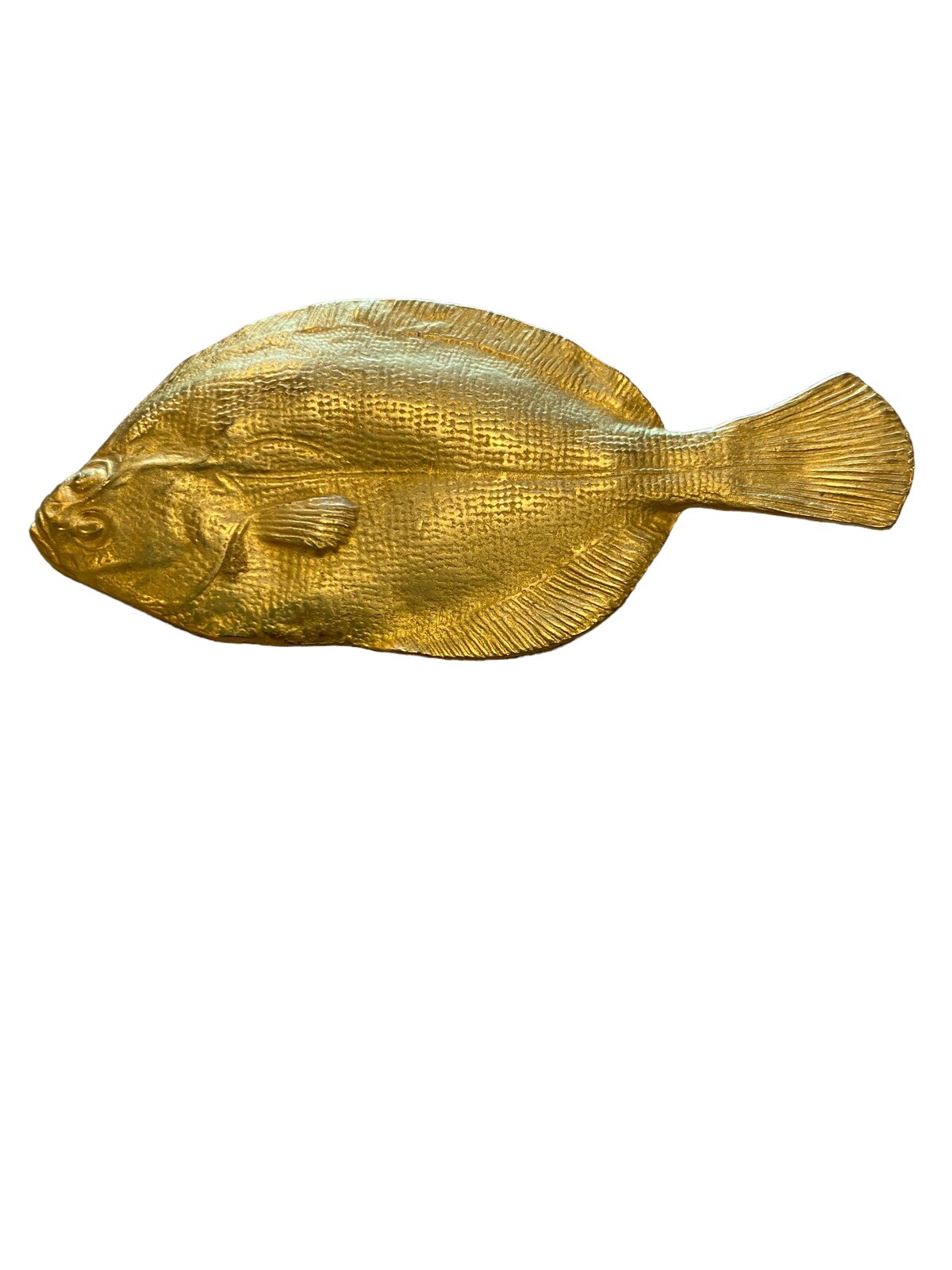 MDM Monte di Mola Museum Replicas Gold Tone Nautical Fish Brooch 3 1/2”