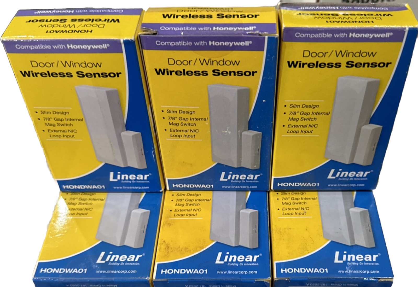 Linear HONDWA01 Door or Window Sensor for 2GIG or Honeywell Wireless