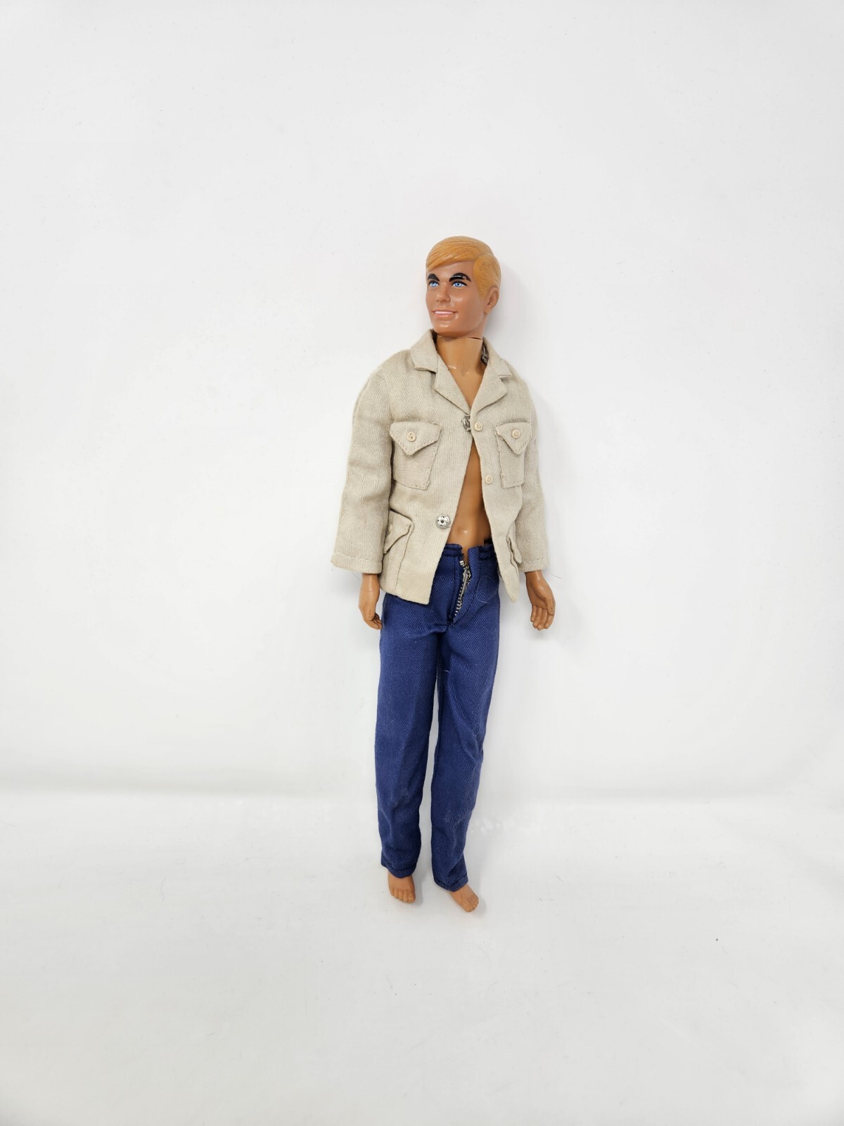 Vintage 1968 Ken Barbie Doll Made In Hong Kong Rare Used Condition FAST SHIPPING