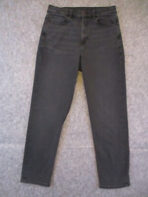 American Eagle Jeans Womens Black Denim High Rise Stretch Retro 28x27 
