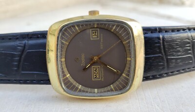 ZODIAC SST 36000 AUTOMATIC GOLD PLATED MENS 35MM WATCH | eBay