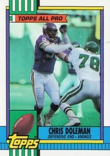 Chris Doleman Topps 1990 Football Card #108