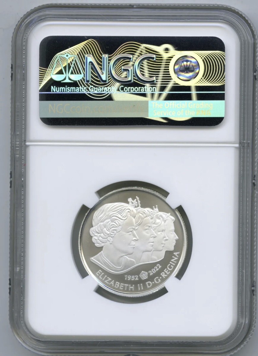 2022 $5 CANADA SILVER PROOF NGC PF70 MATTE QUEEN ELIZABETH II