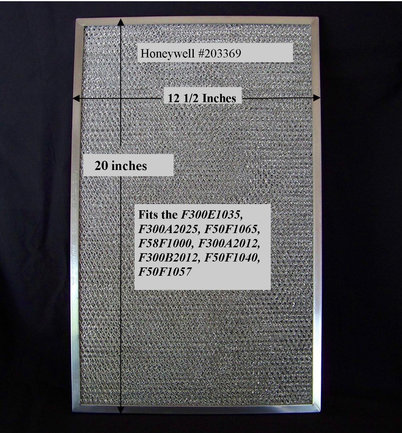 203369 Honeywell Electronic Air Cleaner Prefilters for 20" F300E , F50F (2 ea.) eBay