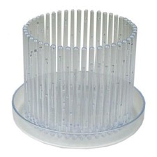 5.25" Crystal Diamond Orchitop Carousel Orchid Pot with Detachable Saucer