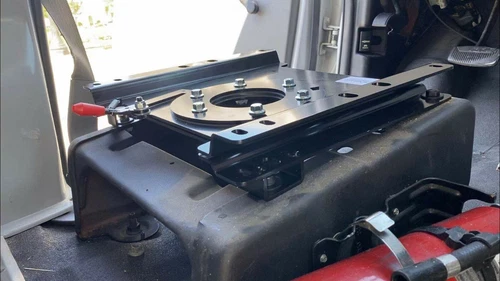 US For 1997-2024 Ford Econoline E150 E250 E350 E450 PASSENGER SEAT SWIVEL 360° - Picture 10 of 17