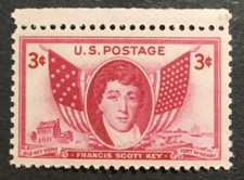 US Scott #962 Francis S. Key 3 Cent MNH