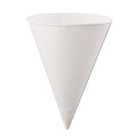 Konie Rolled-rim Paper Cone Cups 6oz White 200/bag 25 Bags/carton 60kbr on sale Konie Rolled-rim Paper Cone Cups 6oz White 200/bag 25 Bags/carton 60kbr on sale