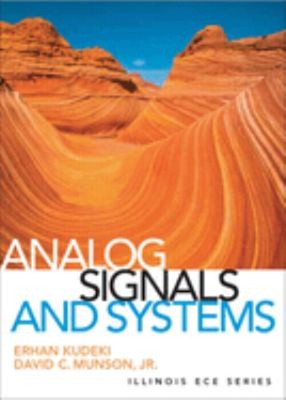 Analog Signals and Systems David, Jr., Munson, David, Kudeki, Erh