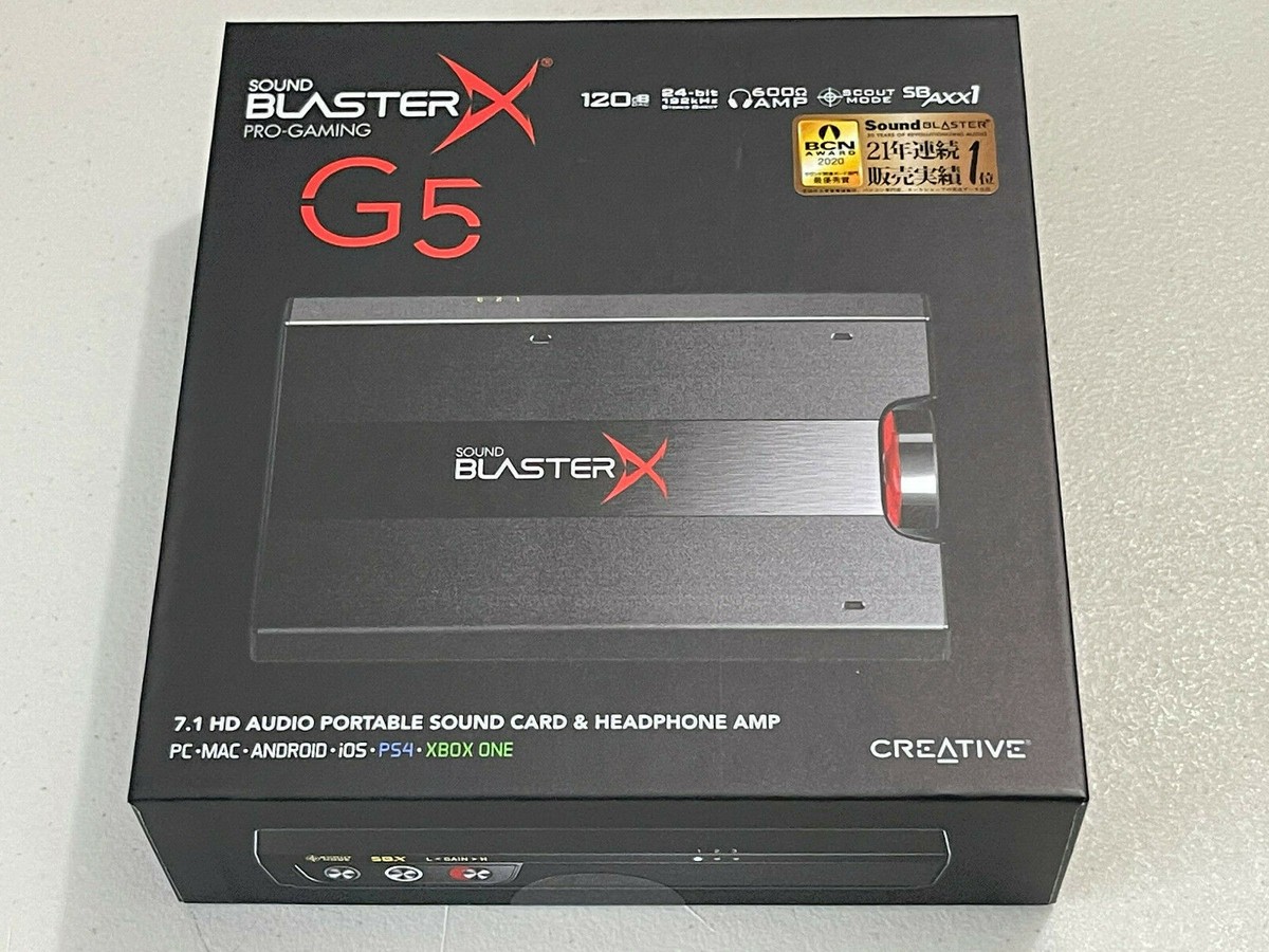 Creative Sound BlasterX G5 Pro Gaming HD Headphone Amplifier
