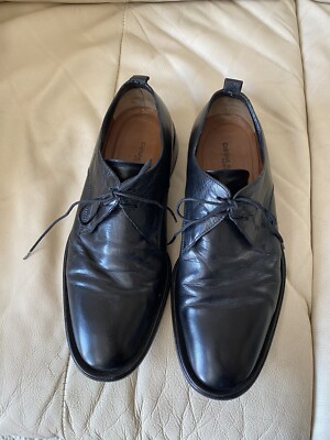 Costume National Shoes Oxford Oxfords Black Leather 8 Lace  display picture 1