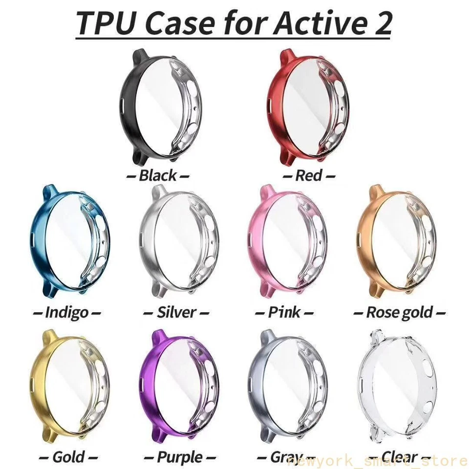 2 Funda Protectora de Pantalla Completa TPU para Samsung Galaxy Watch Active 2 40/44mm Foto 2 de 4