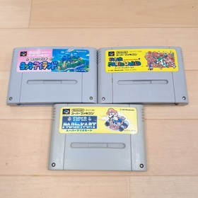 Super Famicom Console SFC with Mario Worls Storage Cse & 6 Games Mario & D. Kong