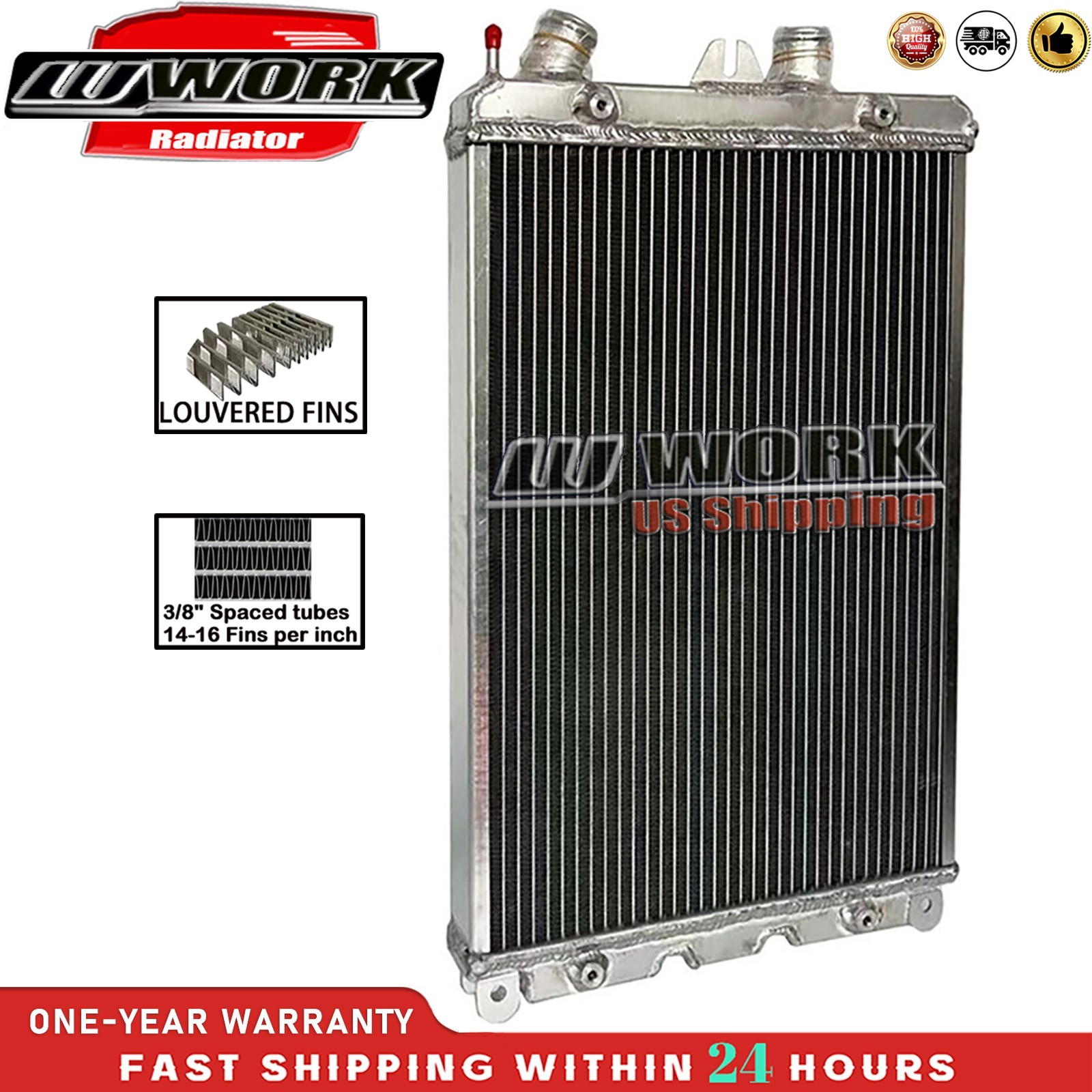 Right + Left Side radiator For 2006-2009 2007 2008 Ferrari F430 4.3L  Aluminum