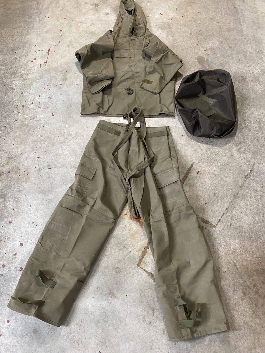 592 U.S. ARMY ケミカル防護 オーバーガーメント 米軍実物 00s Chemical Protective Suit In Military Original Period Items (1976