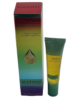 Algenist GENIUS Liquid Collagen Lip ~ 0.5 fl oz / 15 ml ~ NIB + FAST FREE SHIP!