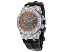 Mens 42 MM Audemars Piguet Royal Oak Offshore Volcano Diamond Watch (12.5 Ct) 8