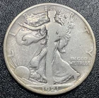 1921 S Walking Liberty Half Dollar 50c VG Very Good Semi-Key Date