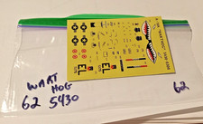 Monogram Warthog Kit # 5430 1/72 scale Package #62 Decals Only read desc!!!!!!!!