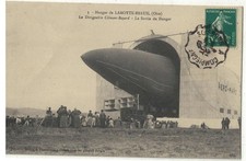 LAMOTTE BREUIL (60) - Le dirigeable Clément Bayard - Sortie du hangar