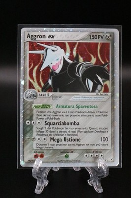 Pokémon Aggron ex 89/100 EX Crystal Guardians Holo ITA EX Vintage