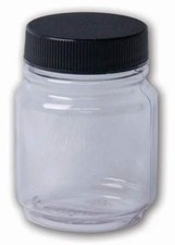Jacquard Clear Plastic Jars with Lid 4 Sizes Dye Pigment Storage Containers