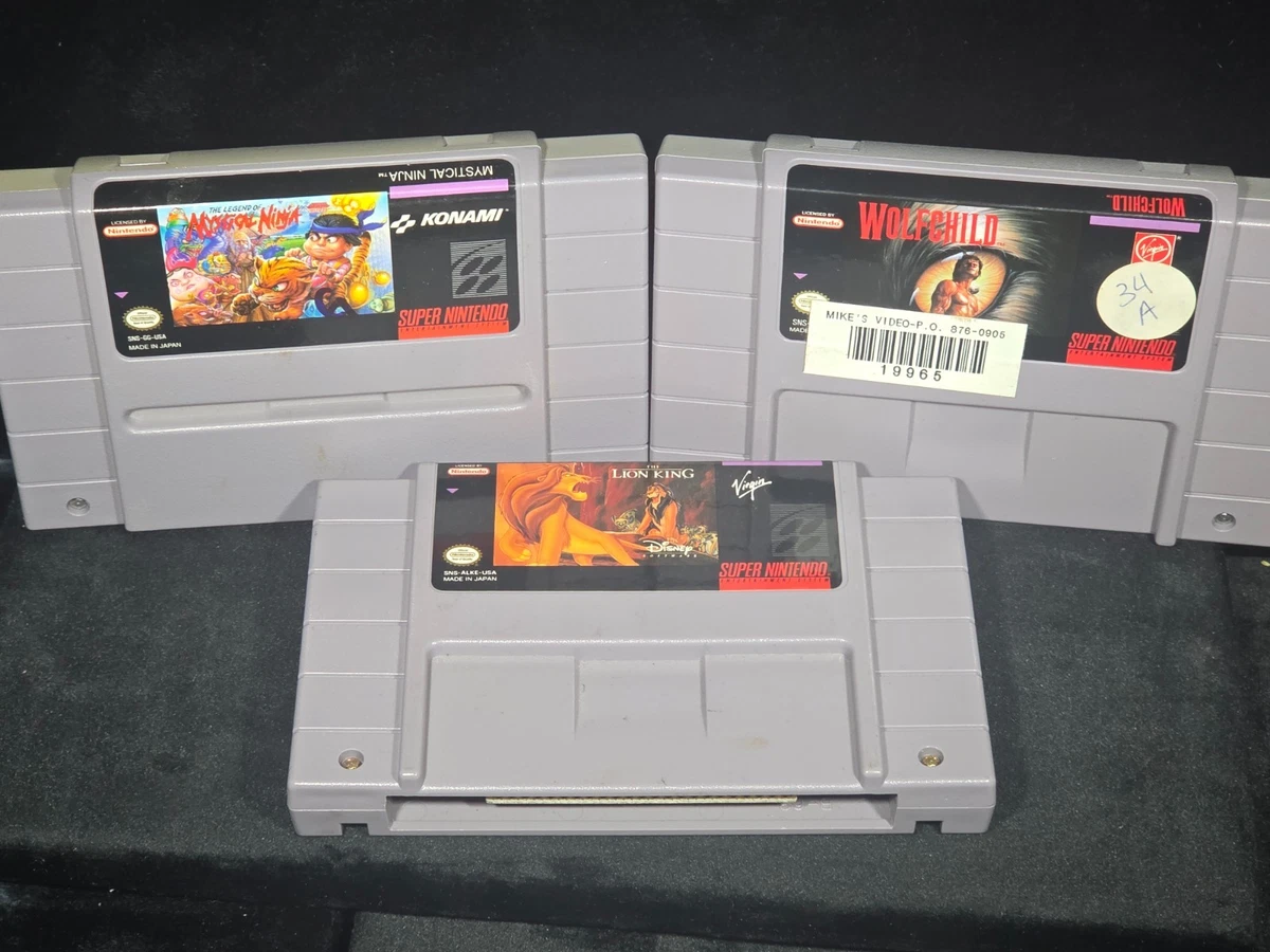 Preços baixos em O Rei Leão Nintendo SNES Video Games | eBay