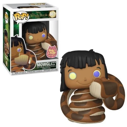 NEW Funko POP! Mowgli w/Kaa 987 (Snake) Jungle Book Disney Very Neko Exclusive