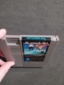 Pro Wrestling Nintendo Nes Pal &Agrave; Mattel Gbr Usag&eacute; Seulement Cassette