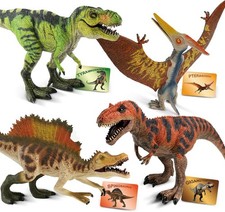 4 PCS Large Dinosaur Toys for Kids 3-5 Realistic Dinosaur Figures with Movable P