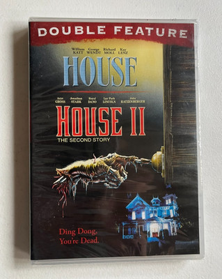 House 1 & 2 ''Double Feature'' (NEW DVD) NEW/Sealed Horror, Scary, Thriller