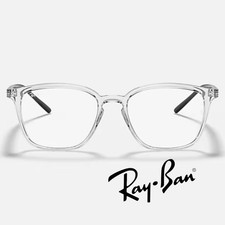 Ray-Ban RB7185 Eyeglasses 5943 Polished Transparent 52-18-145 - NEW