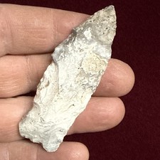 Indian Arrowhead Found By Grant Gaines Near Columbia MO Paleo Lance W/ Geode 542