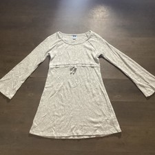 Old Navy Long-Sleeve Sparkly Ribbed Fit and Flare Dress Girls Size XL 14-16 