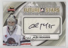 2011-12 ITG Between the Pipes Authentic Goaliegraph Alec Richards #A-AR Auto 0a3