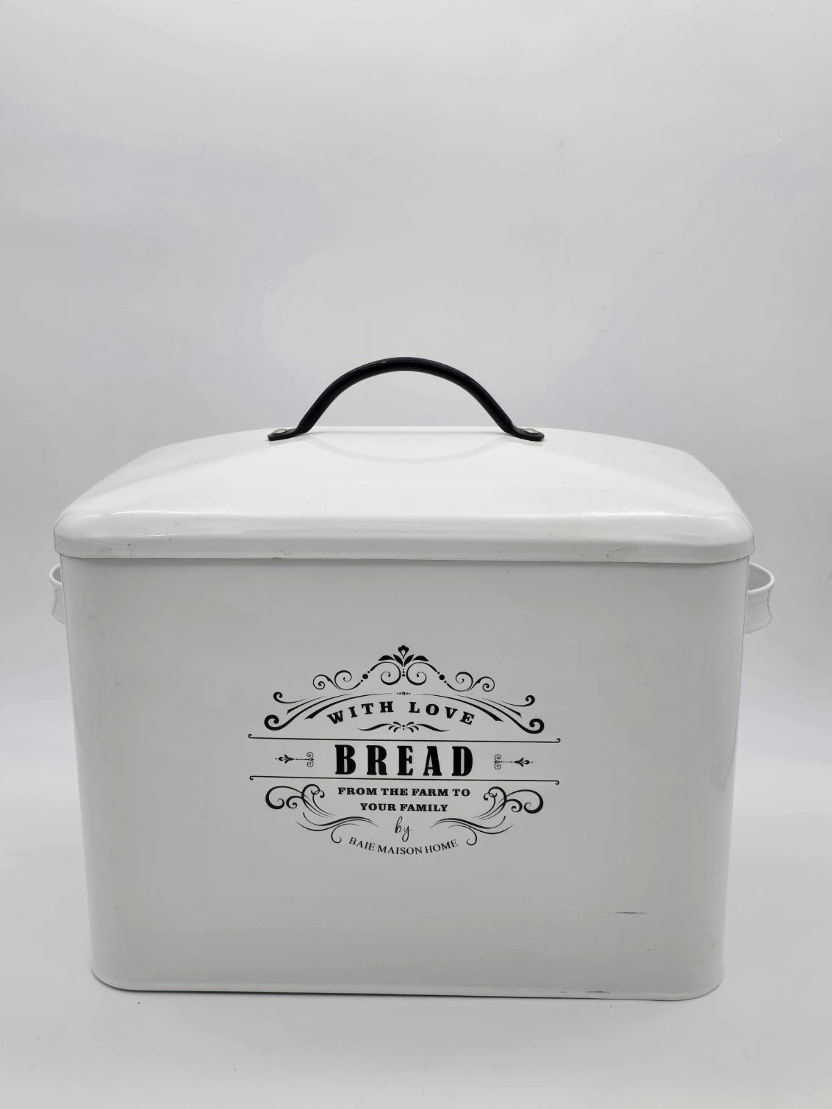 Farm House Metal Bread Box Xlarge Size Baie Mason 2 Loaf Size Primitive Cottage
Opens in a new windo