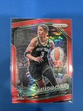 2025 Panini Prizm WNBA #56Natasha Cloud Red Pulsar Prizms #/299 Liberty