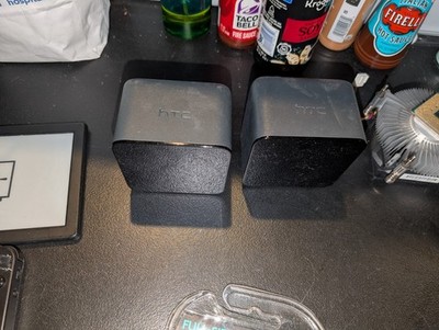 Pair of Original HTC Vive Base Station 1.0 SteamVR