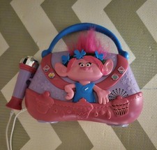 Trolls Poppy Sing Along Boombox with Microphone MP3 Karaoke Portable