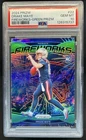 2024 Panini Prizm Drake Maye Fireworks RC Green Rookie #22 Patriots PSA 10