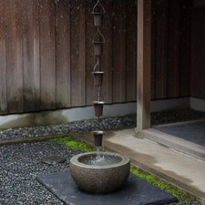 Rain Chain Functional Art Japanese Rain Bell Weatherproof for Courtyard, Patio