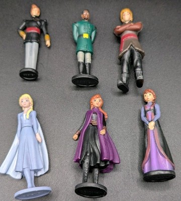 Disney Frozen 3'' Pvc Figurine Lot Of 6 Figures 