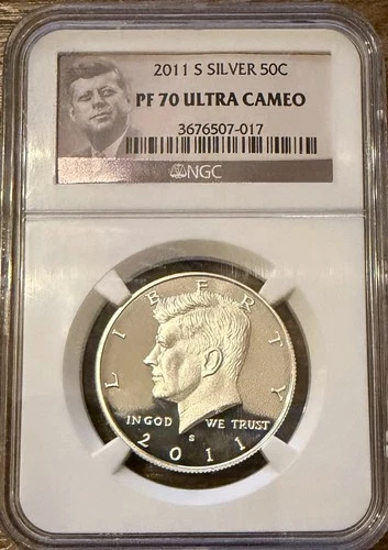 2011 S Silver Kennedy PF70 Ultra Cameo