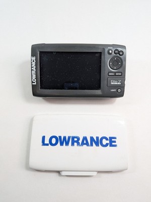 Lowrance Elite-7 Chirp GPS Chartplotter Display Head Unit and Cover Only Tested
