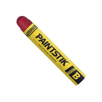 80222 B Paintstik Solid Paint Ambient Surface Marker, Red (Pack of 12), 11/16...