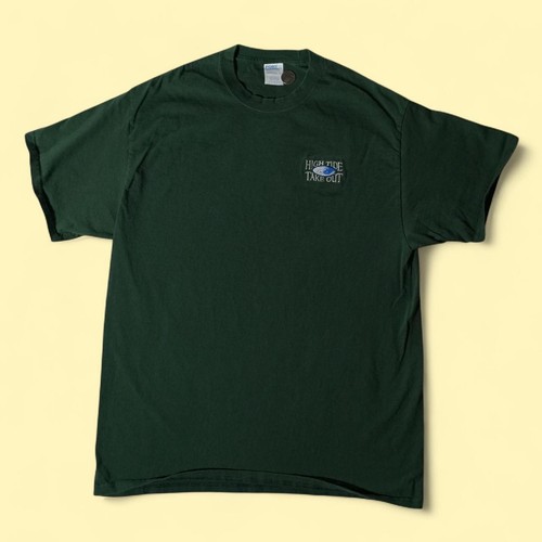 Vintage Port & Company High Tide Take Out T-Shirt Mens Large Green Excellent