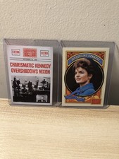 JFK JOHN F KENNEDY & JACKIE KENNEDY 2014 PANINI GOLDEN AGE MINT! HTF