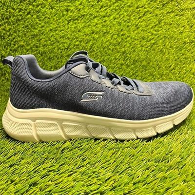 Skechers Bobs B Flex Womens Size 9.5 Navy Blue Athletic Running Shoes Sneakers