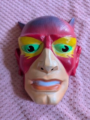 1980 Rare Daredevil Halloween Mask - French Made With Tag